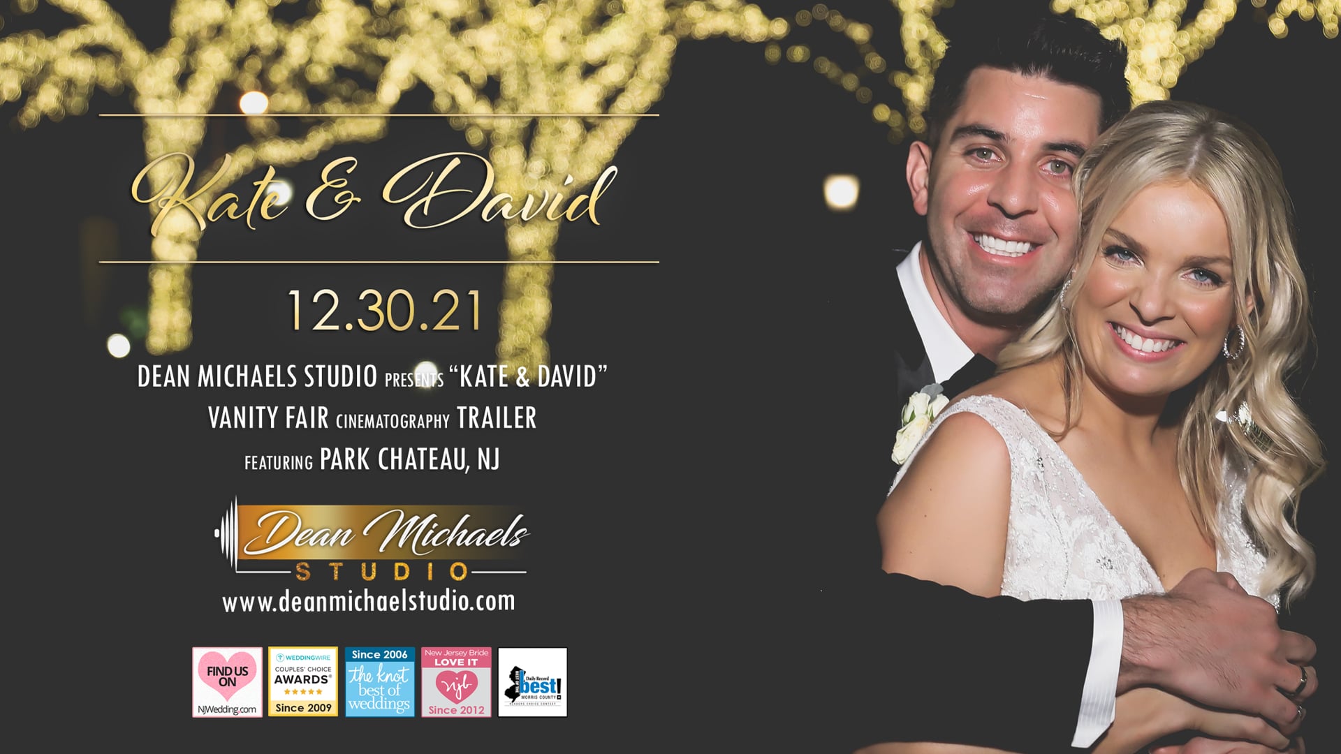 Kate & David's Wedding Trailer at The Park Chateau, NJ