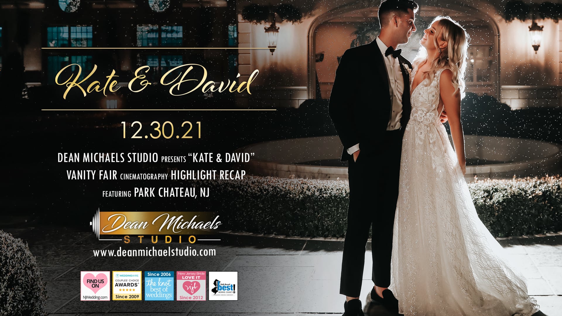 Kate & David's Wedding Highlight Recap at The Park Chateau, NJ