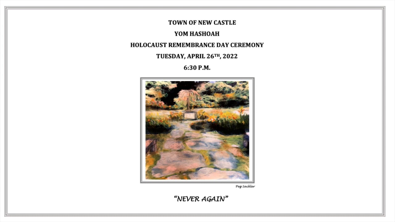 New Castle Yom Hashoah - Holocaust Remembrance Ceremony 2022.mp4
