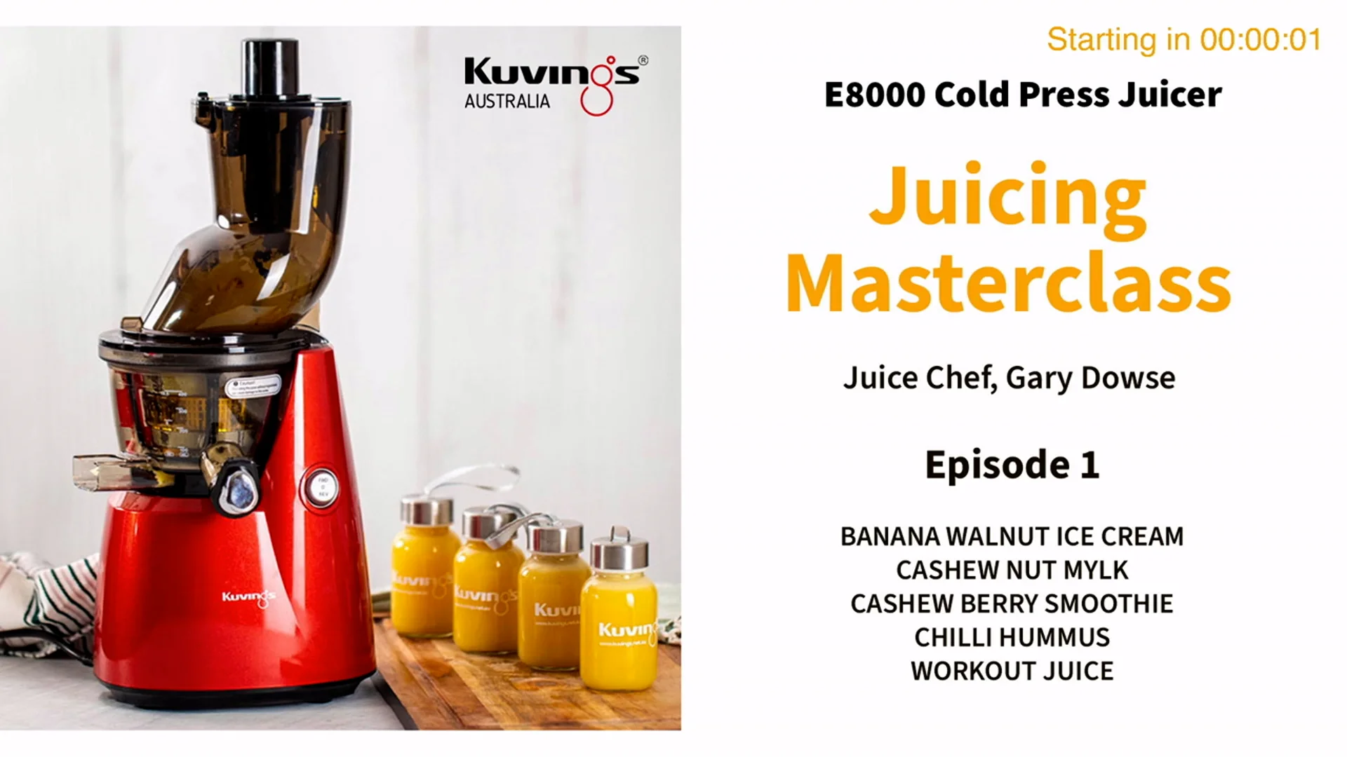 Total Chef Slow Juicer, Cold Press Juice Extractor