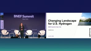 Watch "<h3>BNEF Talk: Changing Landscape for U.S. Hydrogen</h3>
Meredith Annex, Head of Heating and Hydrogen, BloombergNEF

"