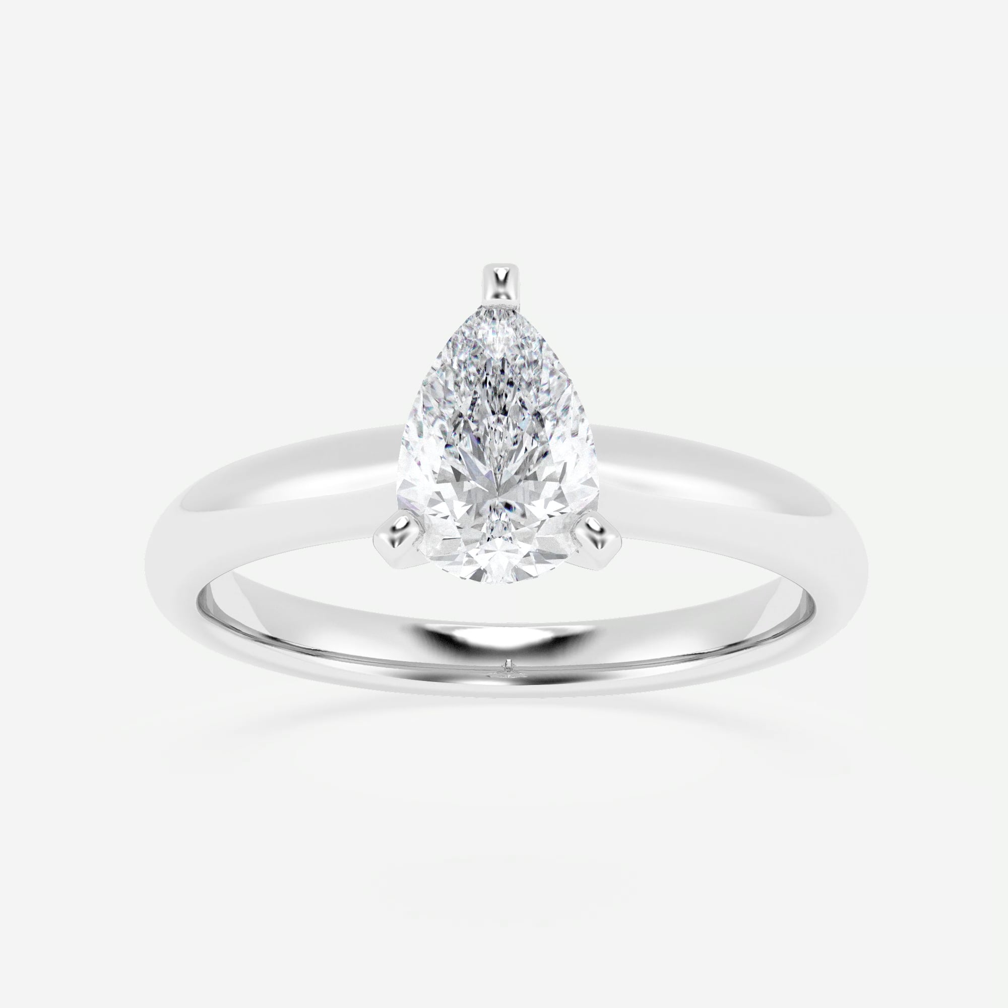 product video for 1 ctw Pear Lab Grown Diamond Classic Solitaire Engagement Ring
