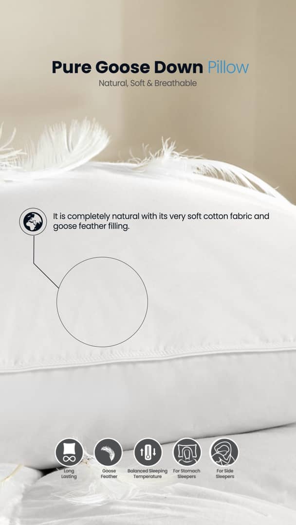 PURE_GOOSE_DOWN_Pillow_EN_V on Vimeo