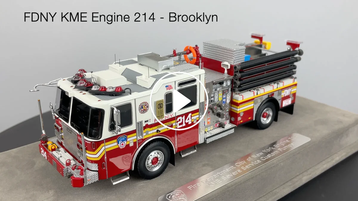 Fire Replicas FDNY Engine 214 Scale Model