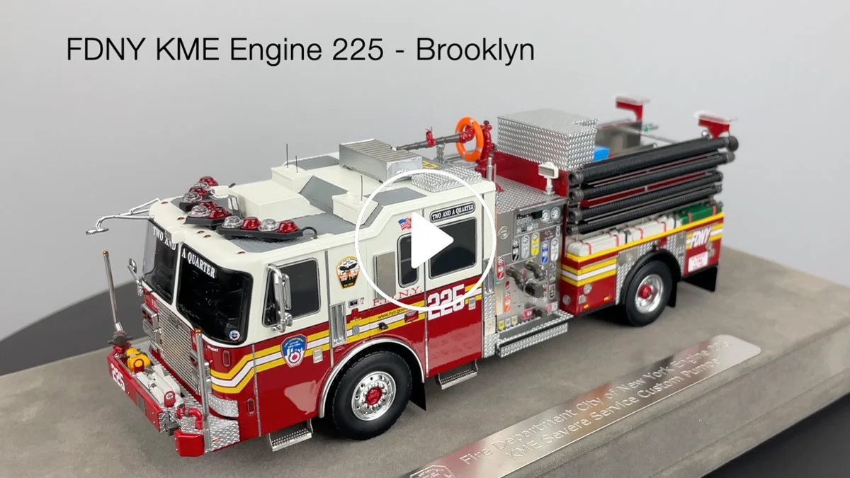 Fire Replicas FDNY Engine 225 Scale Model