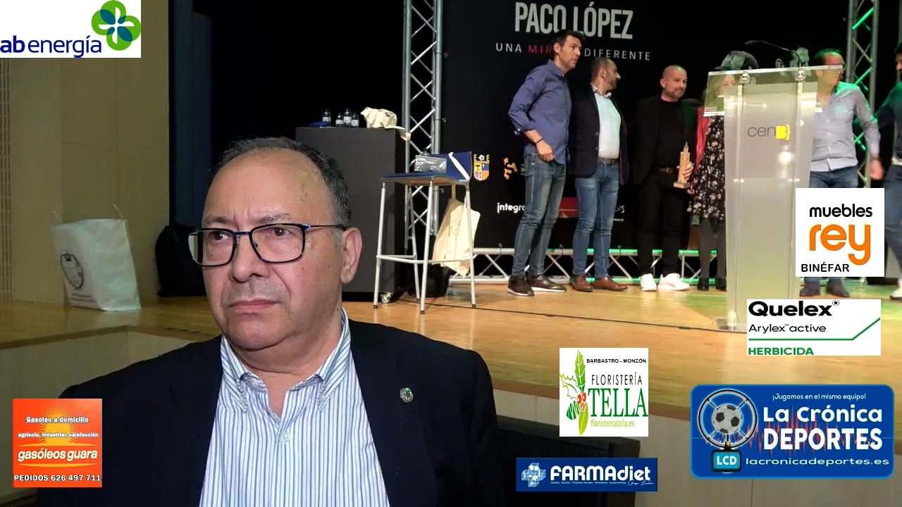 AGUSTÍN CIRAC (Presidente Comité de Entrenadores de Aragón) II Jornadas de Deporte y Formación. Organizadas por el Ayuntamiento de Barbastro