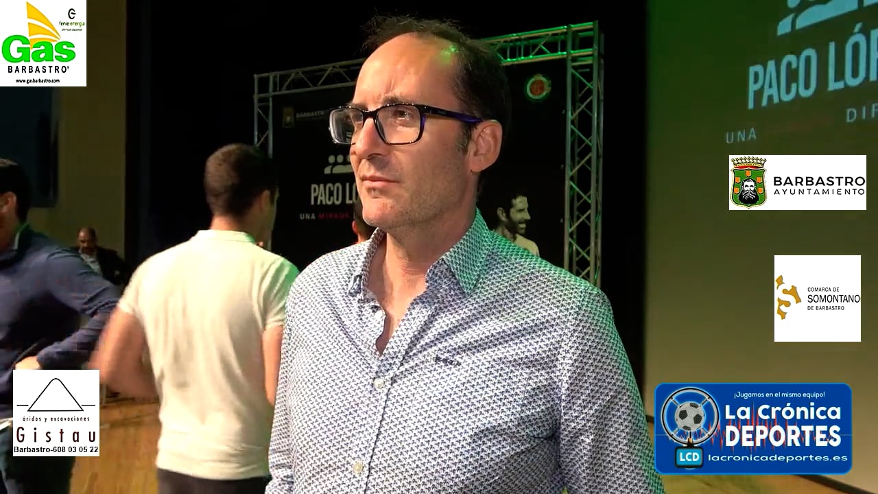 JULIO SALINAS (Coordinador de la Ponencia) II Jornadas de Deporte y Formación. Organizadas por el Ayuntamiento de Barbastro