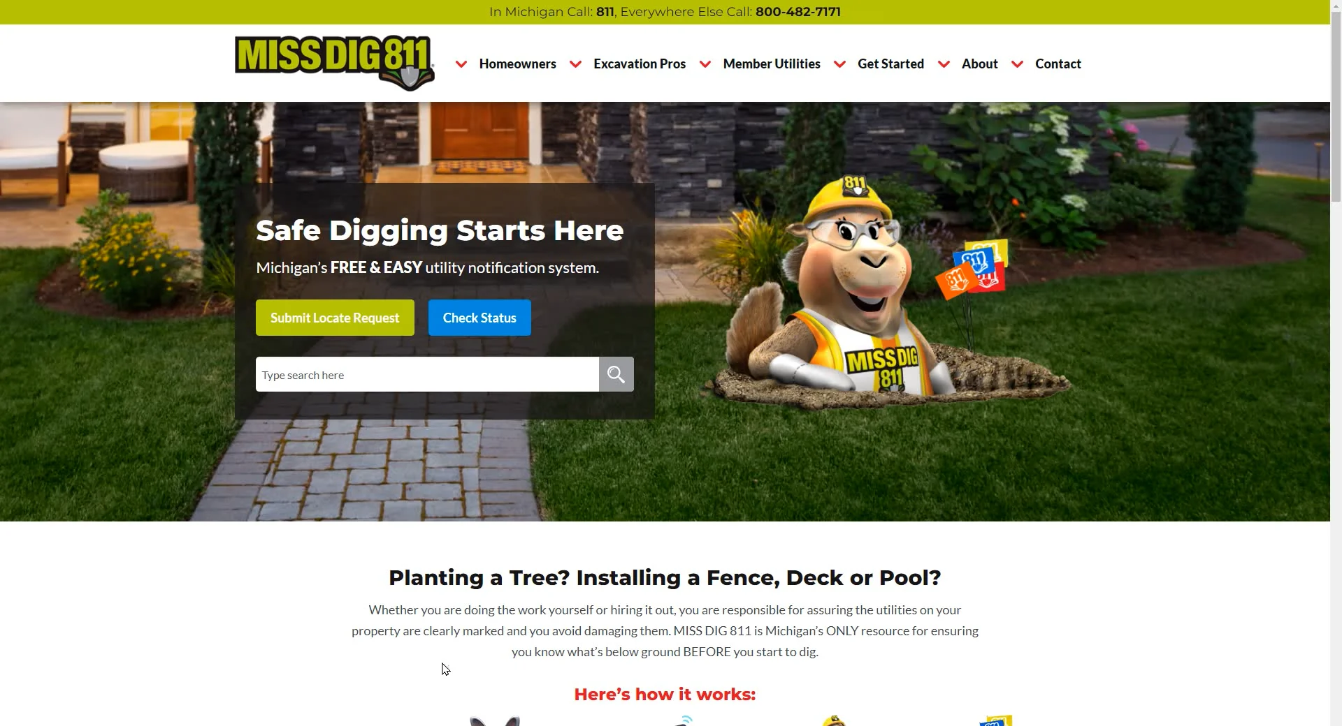 How to Place a Locate Request - MISS DIG 811