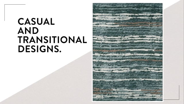 Bravado Abstract Striped Shadow Rust // Power Loomed (1'8" x 2'6" Throw/Accent Rug) video thumbnail