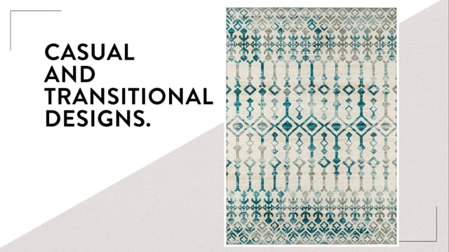 Bravado Incan Aztec Ivory // Power Loomed (1'8" x 2'6" Throw/Accent Rug) video thumbnail