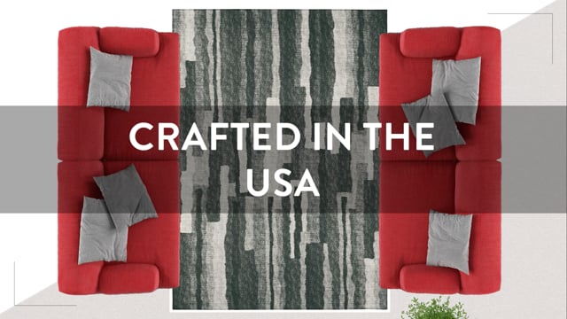 Bravado Abstract Striped Shadow // Power Loomed (1'8" x 2'6" Throw/Accent Rug) video thumbnail