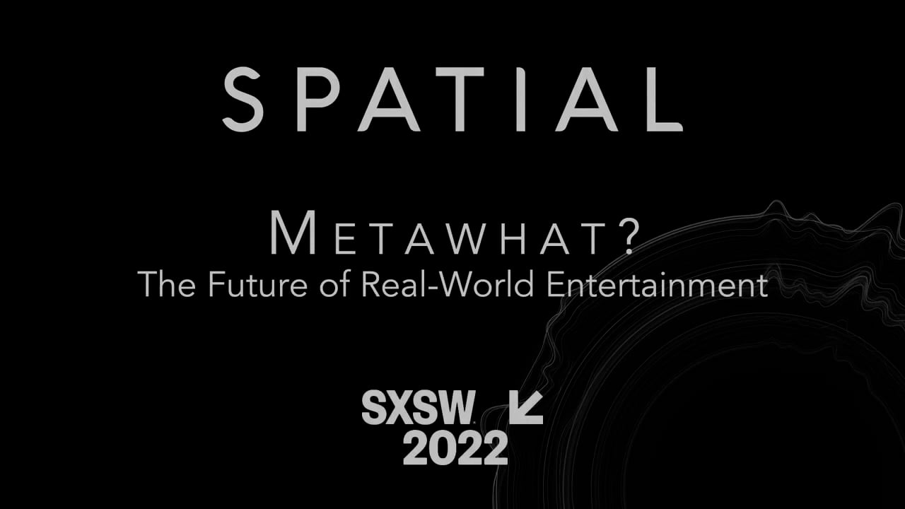 Joe Lanzisero at SXSW 2022, Meta What talk