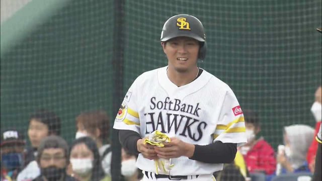 【ファーム】ホークス・佐藤直樹 本日2本目のヒットでチャンスを作る!! 2022年4月29日  福岡ソフトバンクホークス 対 阪神タイガース