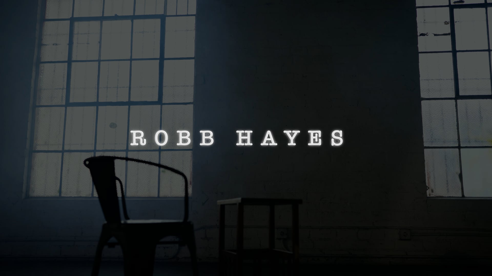 Music video - ROBB HAYES "Gold Letter"