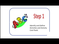 4. Step 1 - Identify Activites &amp; Cost Pools
