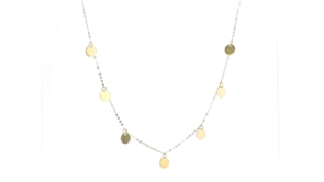 Italian 14kt Yellow Gold Multi-Circle Necklace