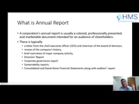 2. Annual Report information requirements from stock exchanges