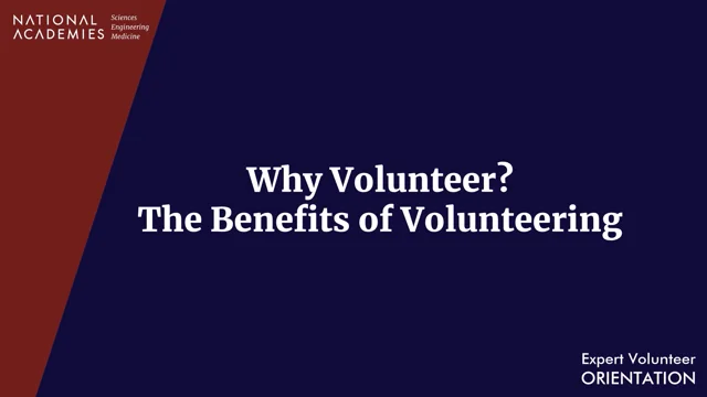 Volunteer as an Expert