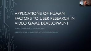 Human Factors and Video Game Design