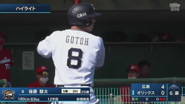 【ファーム】4月30日 バファローズ対カープ ダイジェスト