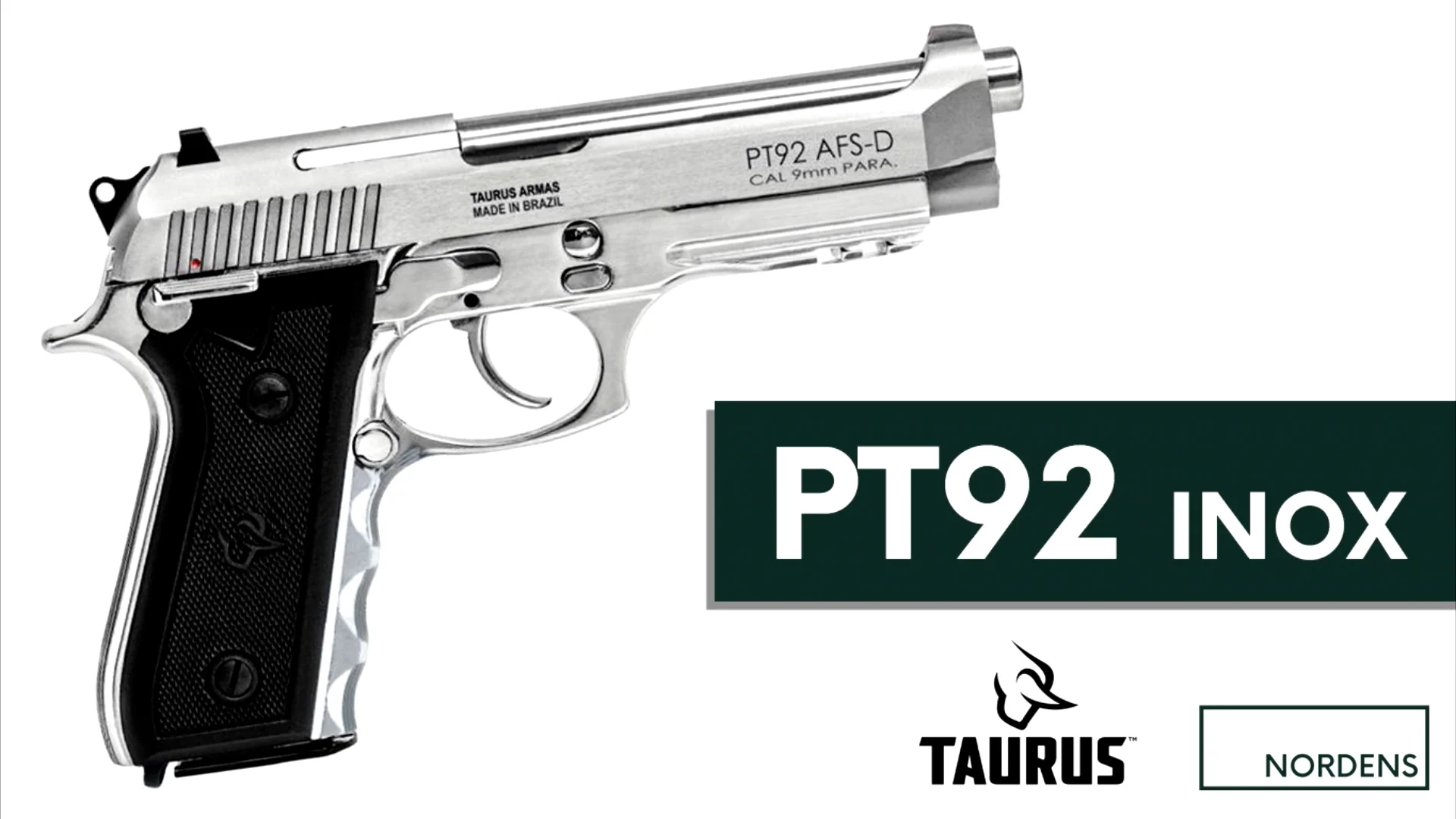 Review Pistola Taurus PT92 Inox Calibre 9mm 17+1 Tiros on Vimeo
