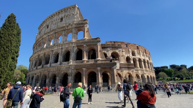 Rome, Italy - April 10th Video Clip & HD Footage