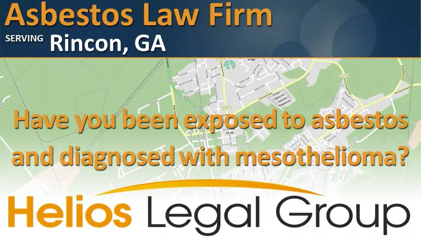 Rincon asbestos legal question? Talk to a lawyer right now! 1-888