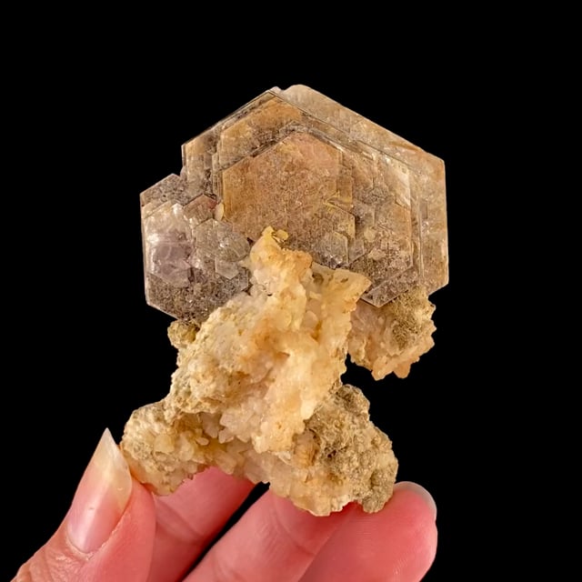 Muscovite on Albite and Microcline (ex Al Kidwell Collection)