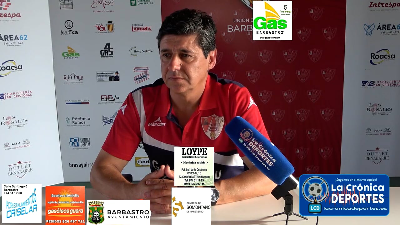 JOSETE (Entrenador Barbastro) UD Barbastro 1-0 CD Binéfar / Jornada 34 / 3ª División "Me gustaría seguir como entrenador del Barbastro"