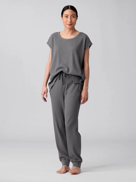 High-Waisted Thermal Jogger Lounge Pants