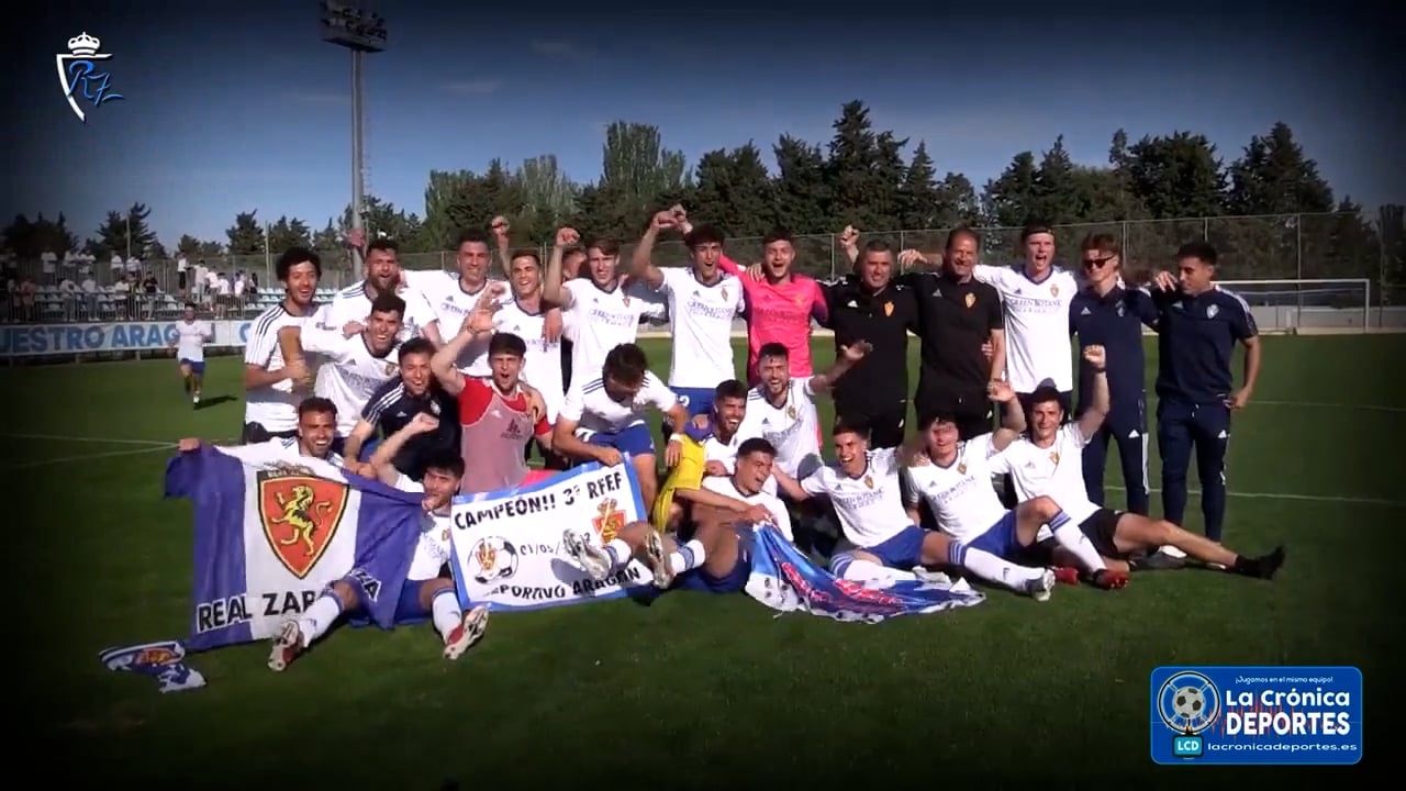 (ASÍ VIVIÓ EL D. ARAGÓN SU ASCENSO A 2ª RFEF) Deportivo Aragón 4-1 Giner Torrero / J 34 / 3ª División / Fuente: YouTube Real Zaragoza