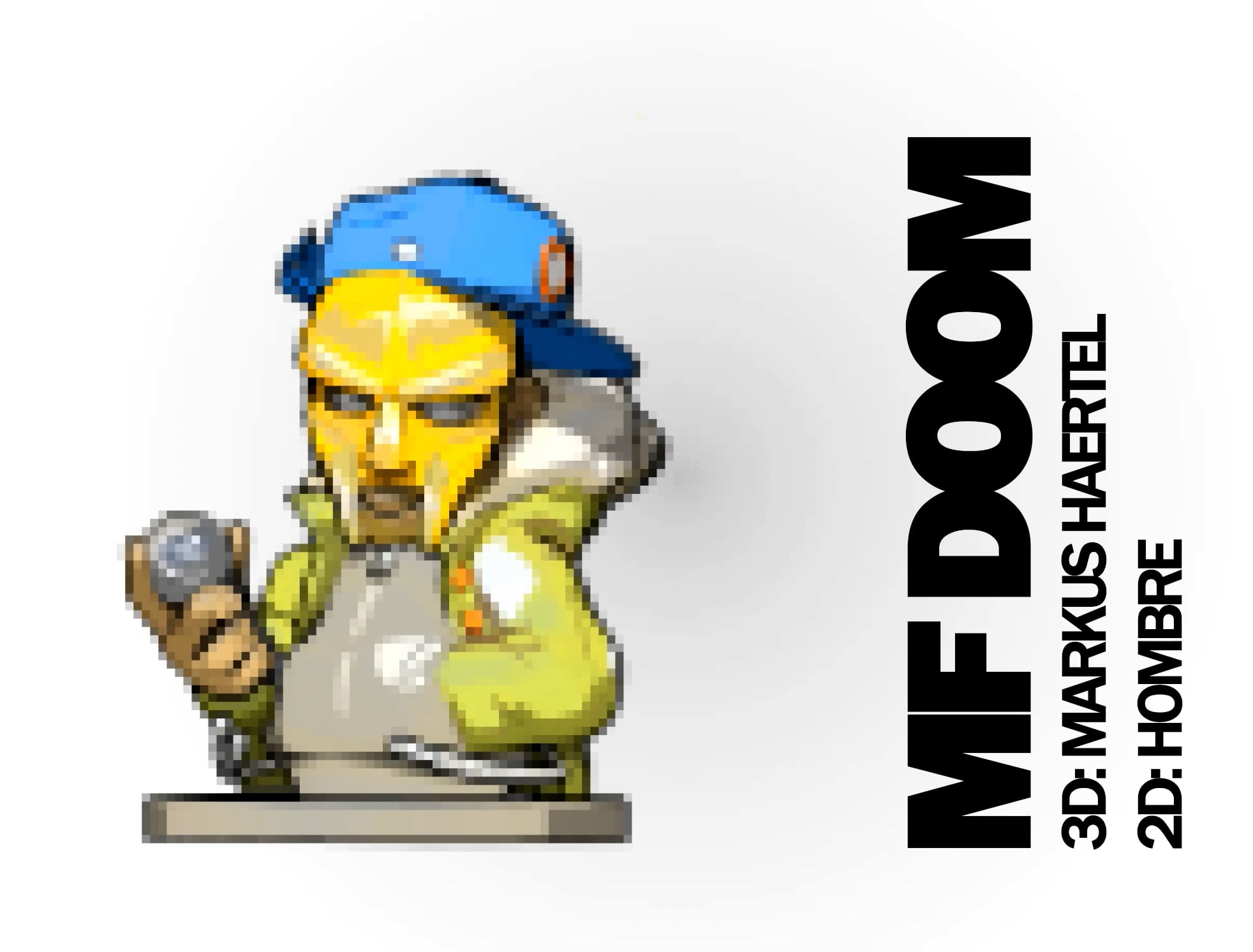 MF Doom pixel art