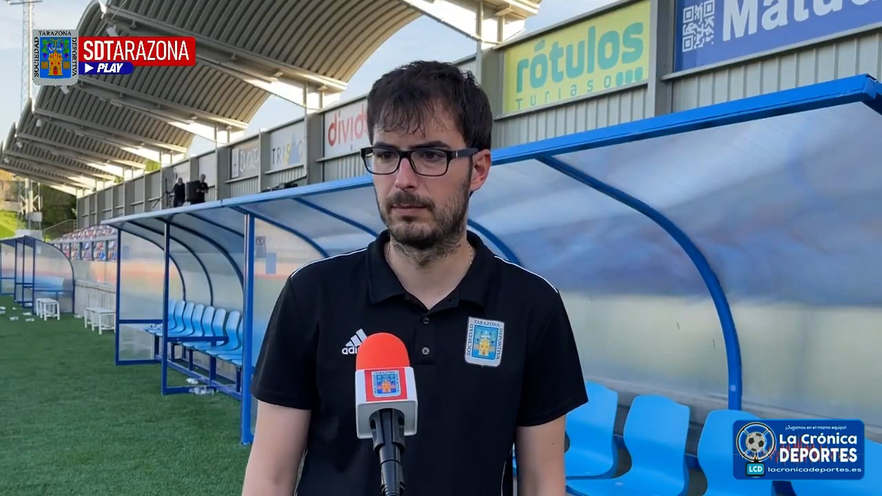 DIEGO MARQUÉS (2º Entrenador Tarazona) SD Tarazona 2-1 AE Prat / J 32 / 2ª RFEF - Grupo 3 / Fuente: Facebook SD Tarazona