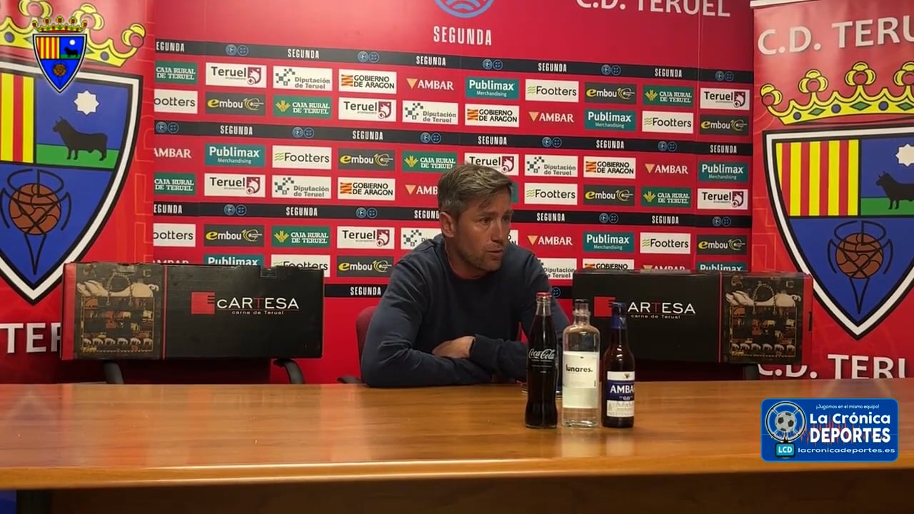 VÍCTOR BRAVO (Entrenador Teruel) CD Teruel 0-2 CD Numancia/ J 32 / 2ª RFEF - Grupo 3 / Fuente: YouTube CD Teruel