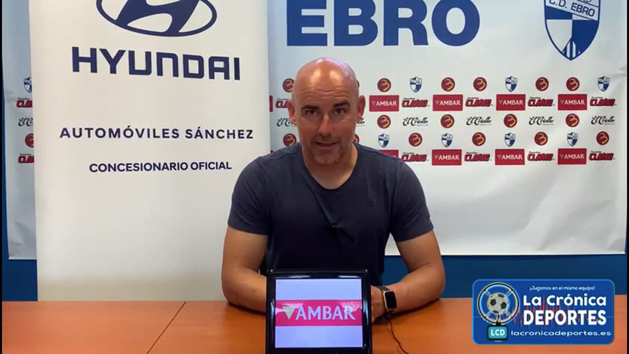 DANI MARTÍNEZ (Entrenador Brea) CD Ebro 0-0 CD Brea / Jornada 32 / 2ª RFEF - Grupo 3 / Fuente: YouTube CD Brea