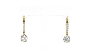 1.00 ct. t.w. Diamond Drop Earrings in 14kt Yellow Gold