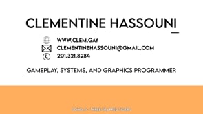 Vimeo video thumbnail for Clementine Hassouni Demo Reel