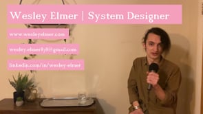 Vimeo video thumbnail for Wesley Elmer Design Reel
