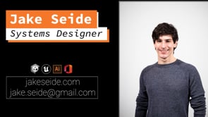 Vimeo video thumbnail for Jake Seide Senior Capstone Design Reel 2022
