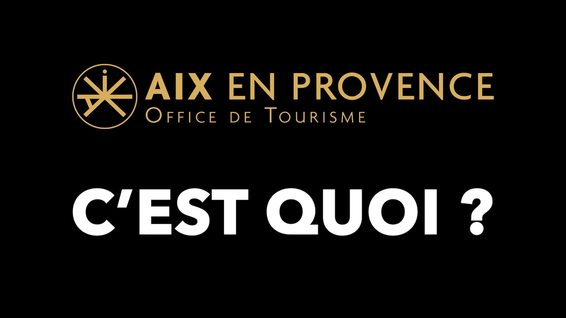 OFFICE DU TOURISME AIX EN PROVENCE on Vimeo