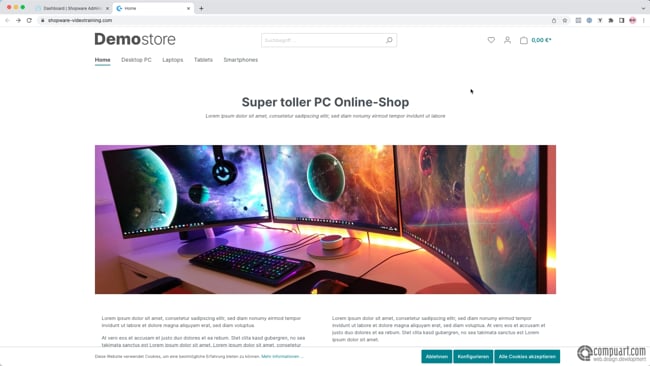 Standardtheme anpassen