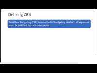 1. Definition of ZBB