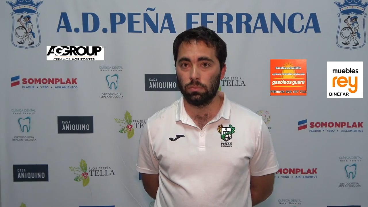 ADRIÁN SIPÁN (Entrenador P. Oscenses) P. Ferranca Tella 3-0 P. Oscenses / Jornada 30 / Preferente - Gr 1