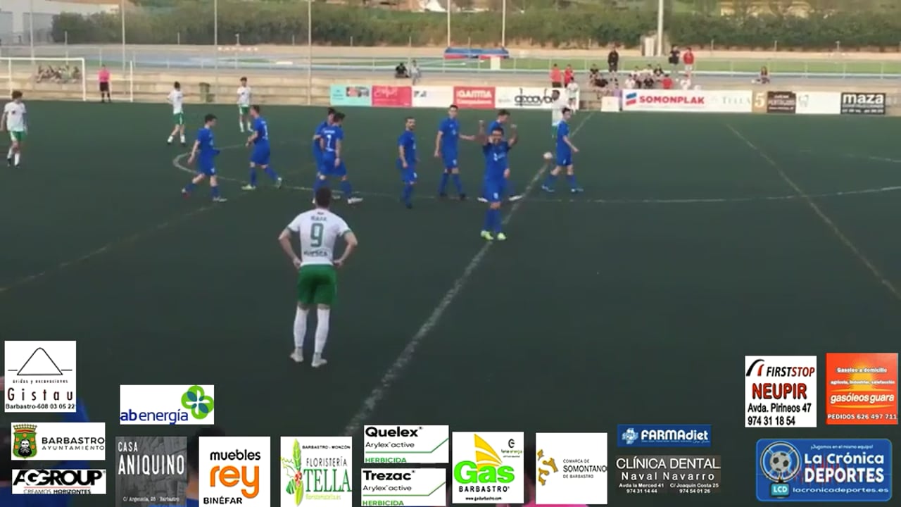 (RESUMEN y GOLES) P. Ferranca Tella 3-0 P. Oscenses / Jornada 30 / Preferente - Gr 1