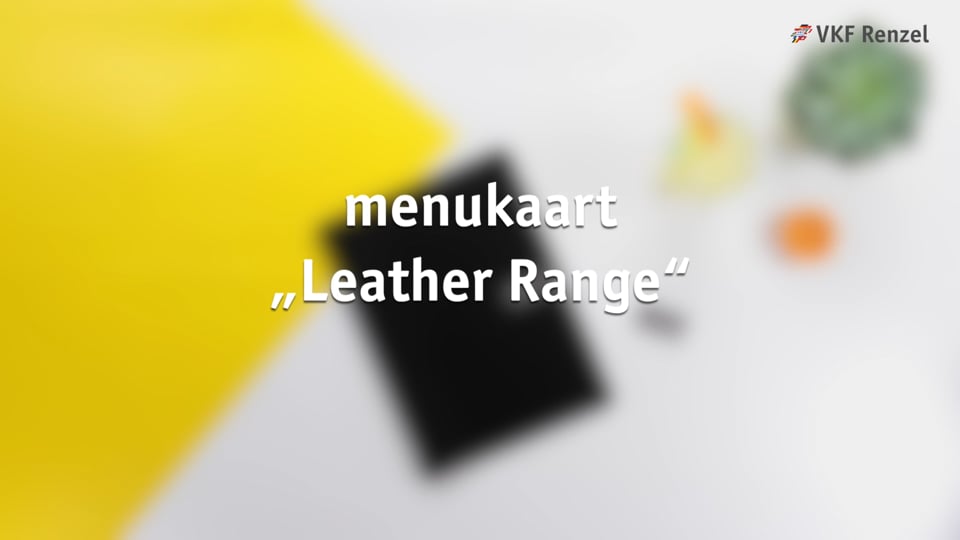 12-0638-1 menukaart „Leather Range“ NL