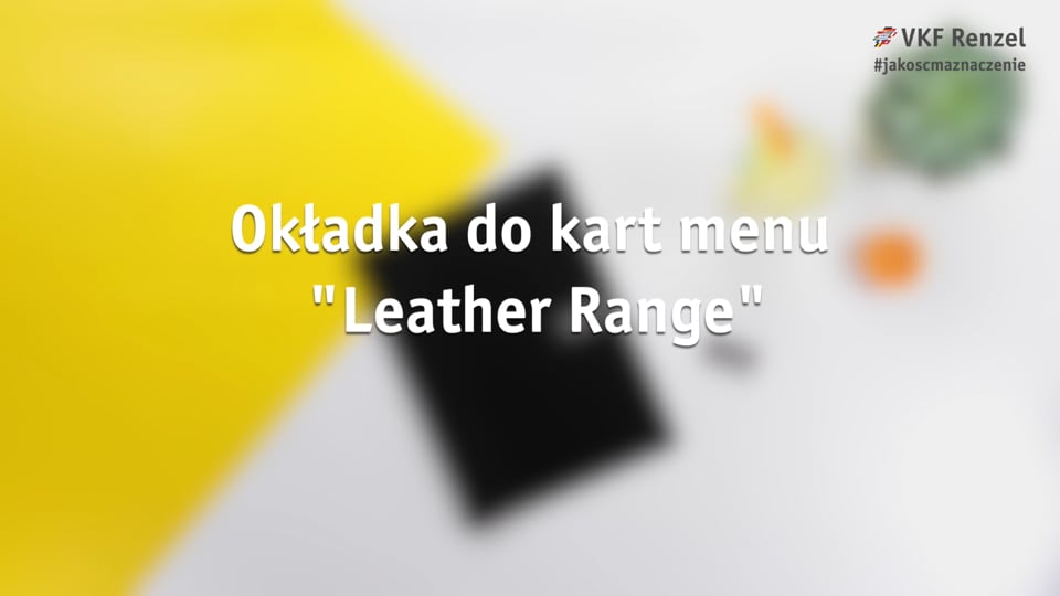 12-0638-1 Okładka do kart menu Leather Range PL