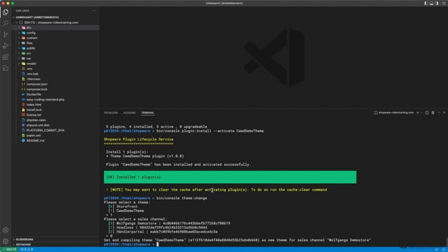 Struktur des Childthemes