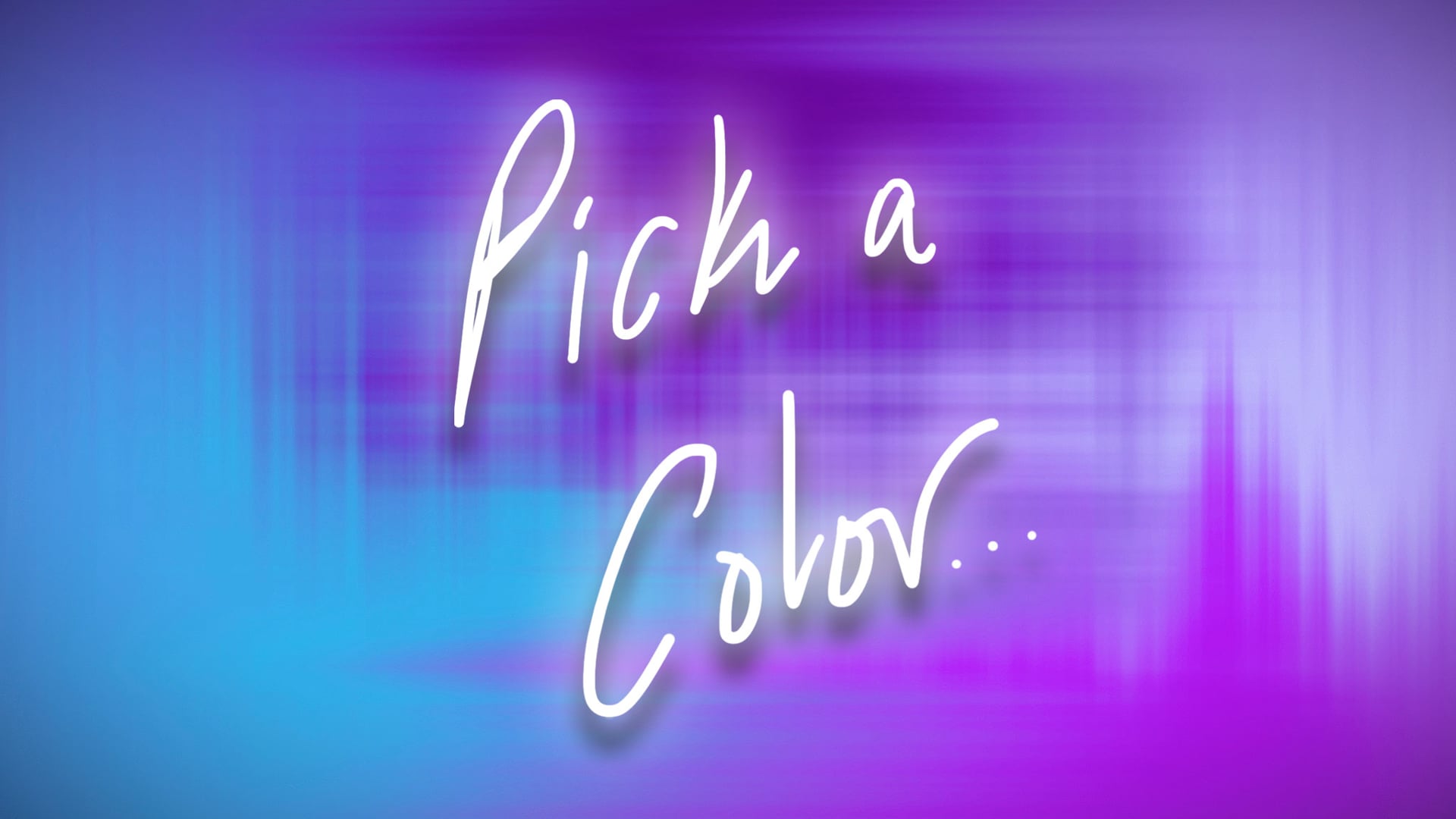 Pick a Color... | Short Animation | 2022