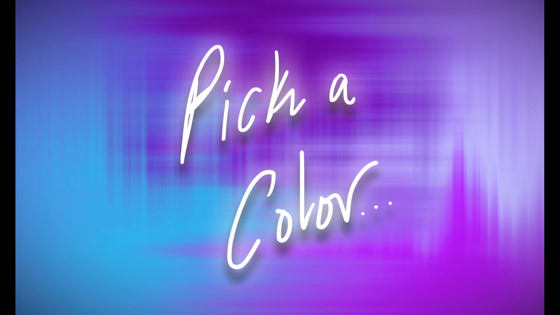 Pick a Color... | Short Animation | 2022