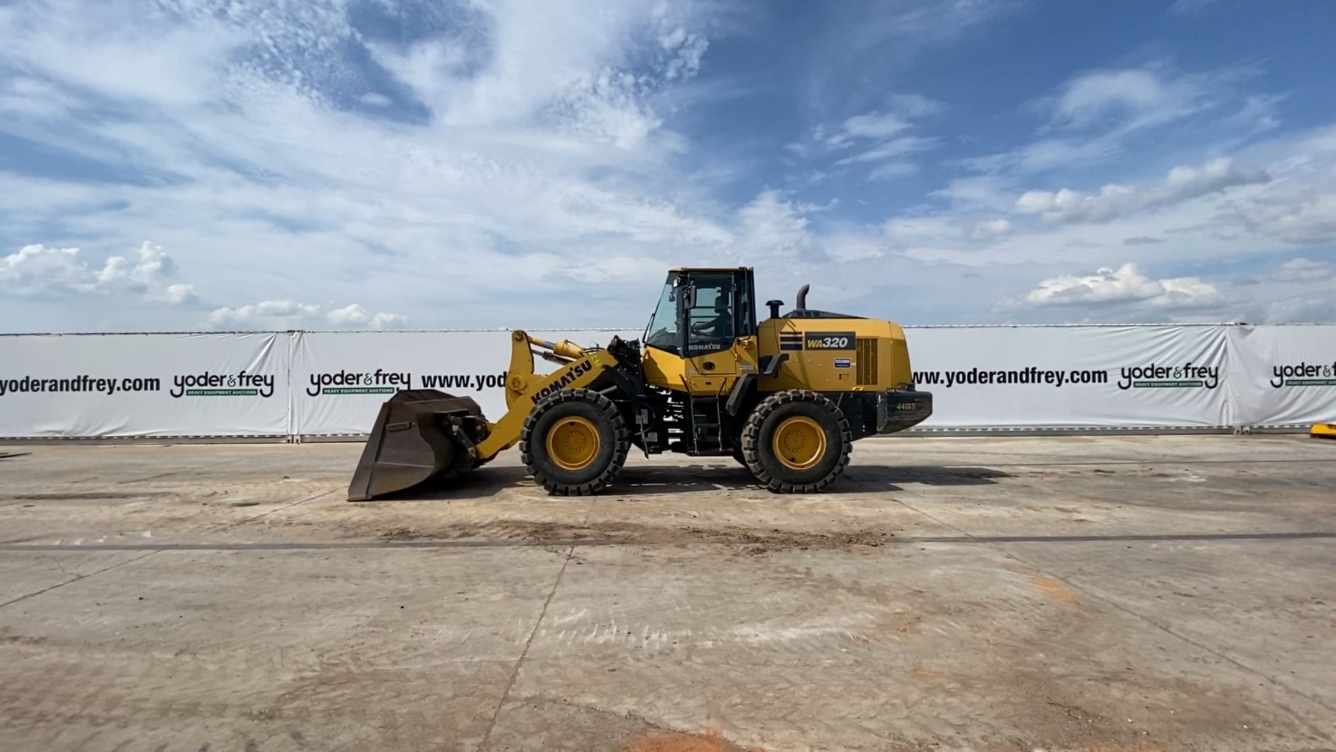 Yoder & Frey - Komatsu WA320 Wheeled Loader on Vimeo